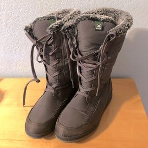 Kamik Fur Lined Winter Snow Boots Size 7